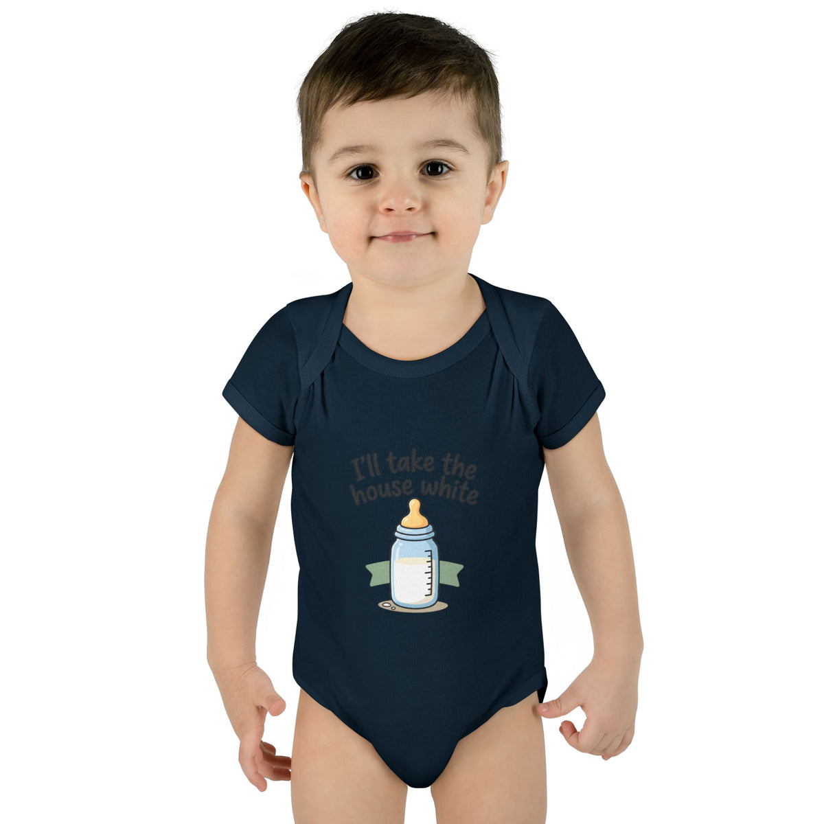 Infant Onesie - I'll Take the House White