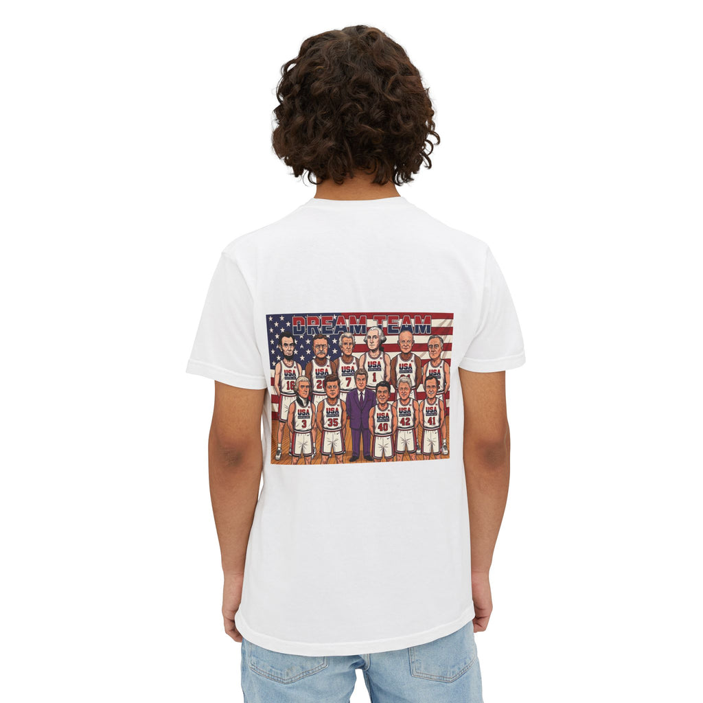 Comfort Colors SS T-Shirt *Pocket* - Retro USA Dream Team