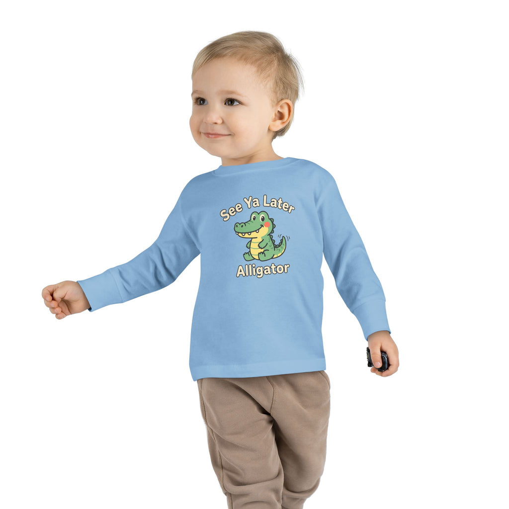 Toddler Long Sleeve Tee — See Ya Later Alligator