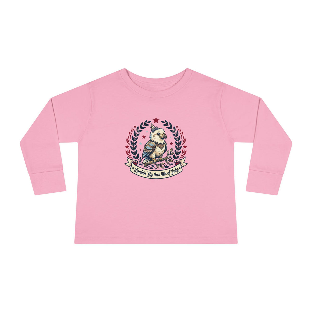 Toddler Long Sleeve Tee — Lookin' Fly This 4th of July