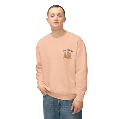 Comfort Colors Crewneck Sweatshirt - Boys of Summer Golden Retrievers