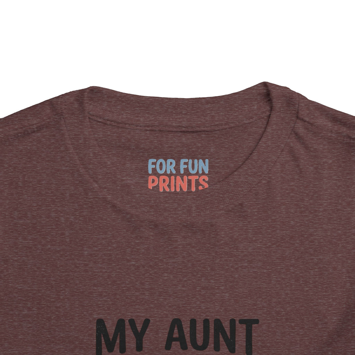 Toddler Short Sleeve Tee - My Aunt Says I'm Perfect, Just Like Her