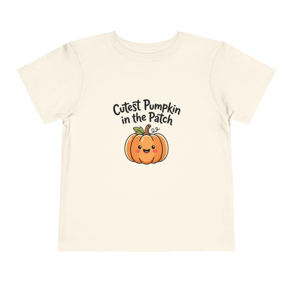 Toddler Short Sleeve Tee - Cutest Pumpkin in the Patch