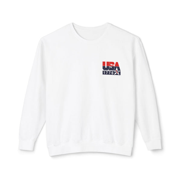 Comfort Colors Unisex Crewneck Sweatshirt - Retro USA Dream Team