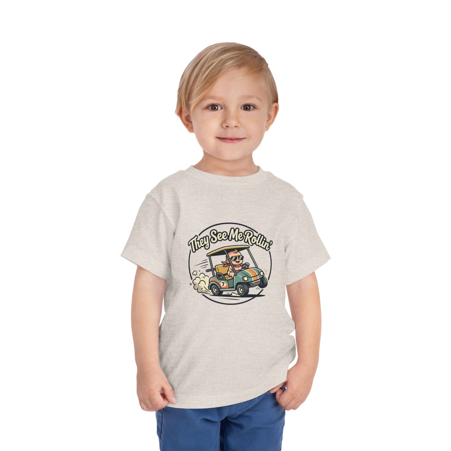 Toddler Tee - They See Me Rollin'