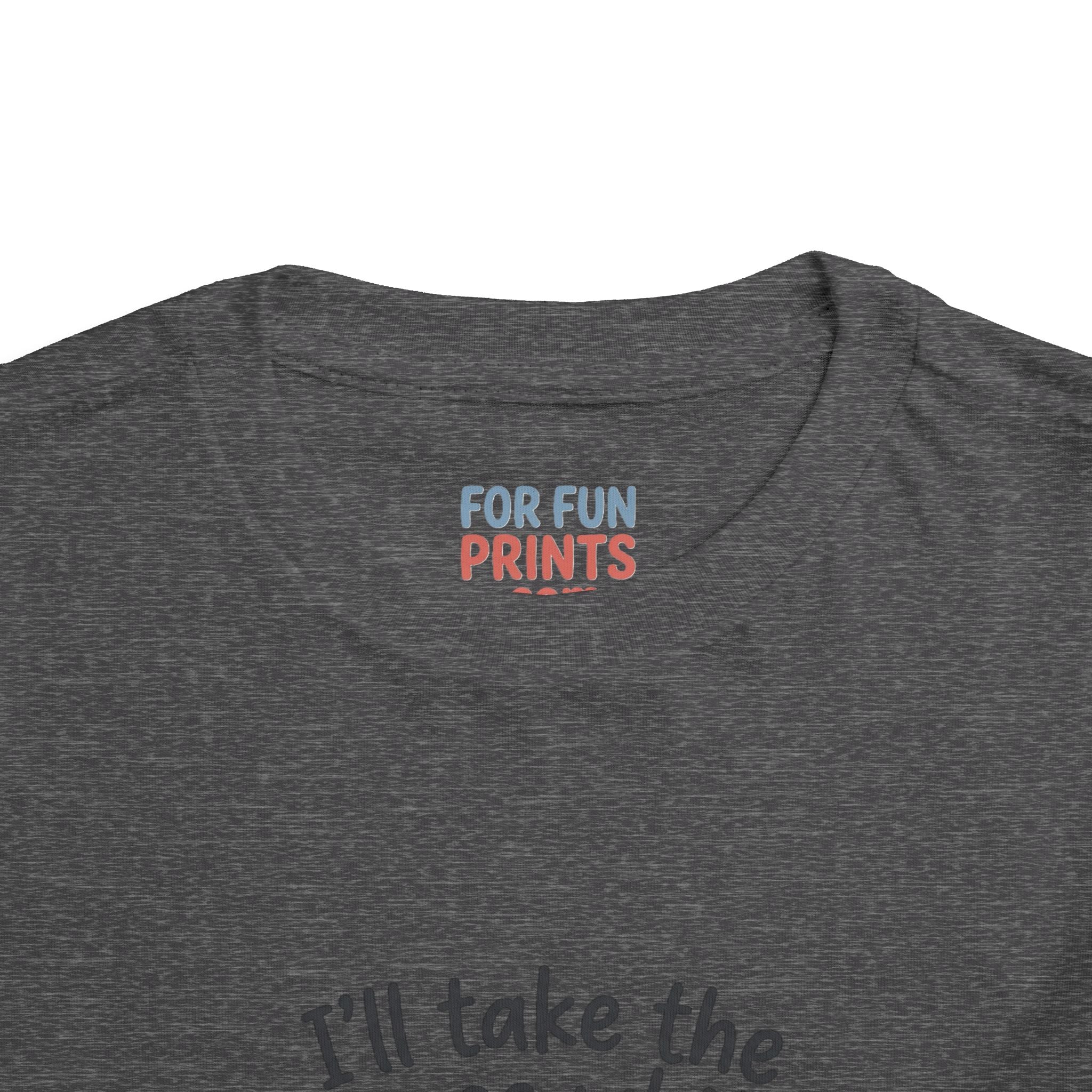 Toddler Tee - "I'll Take the House White" Bottle Design (Cute Baby Shower Gift)