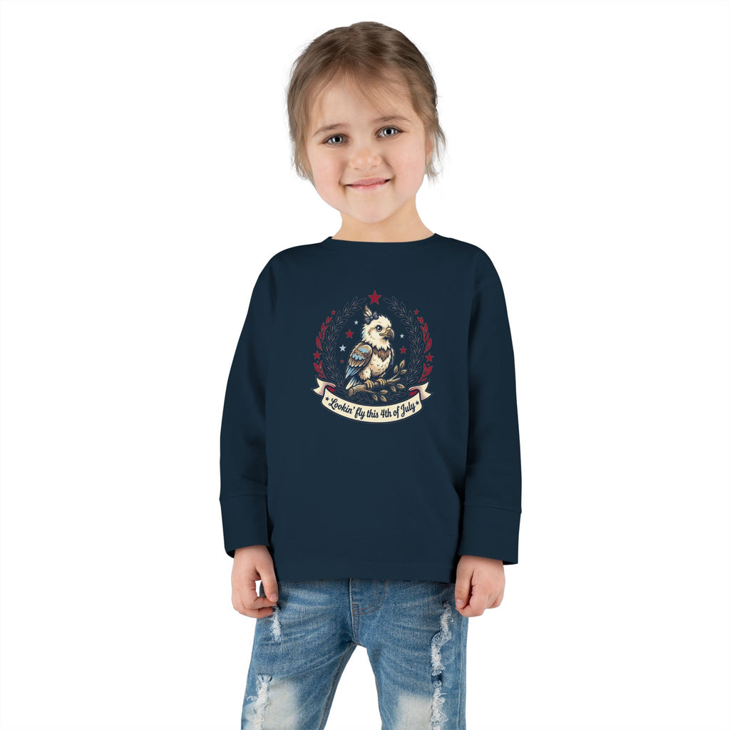 Toddler Long Sleeve Tee — Lookin' Fly This 4th of July