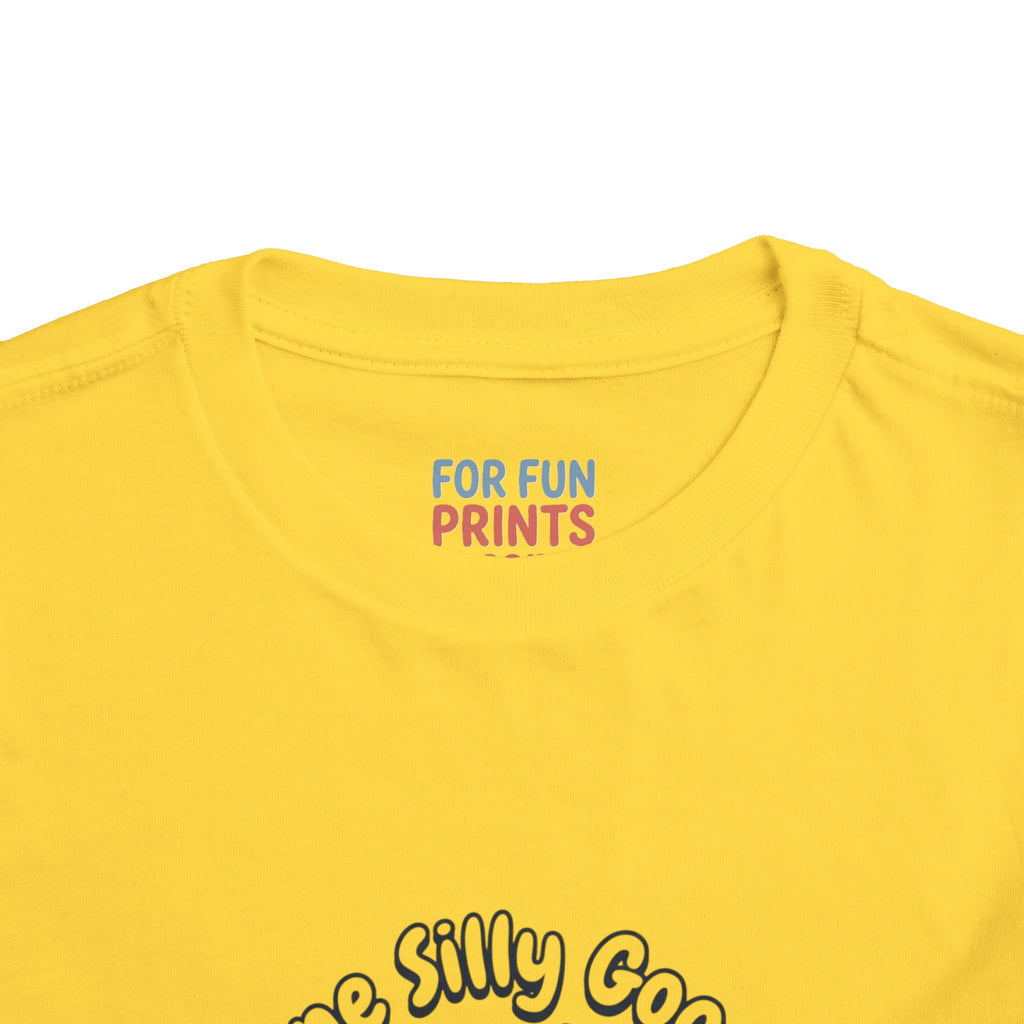 One Silly Goose Toddler Tee — Cute Cartoon Baby Goose Shirt