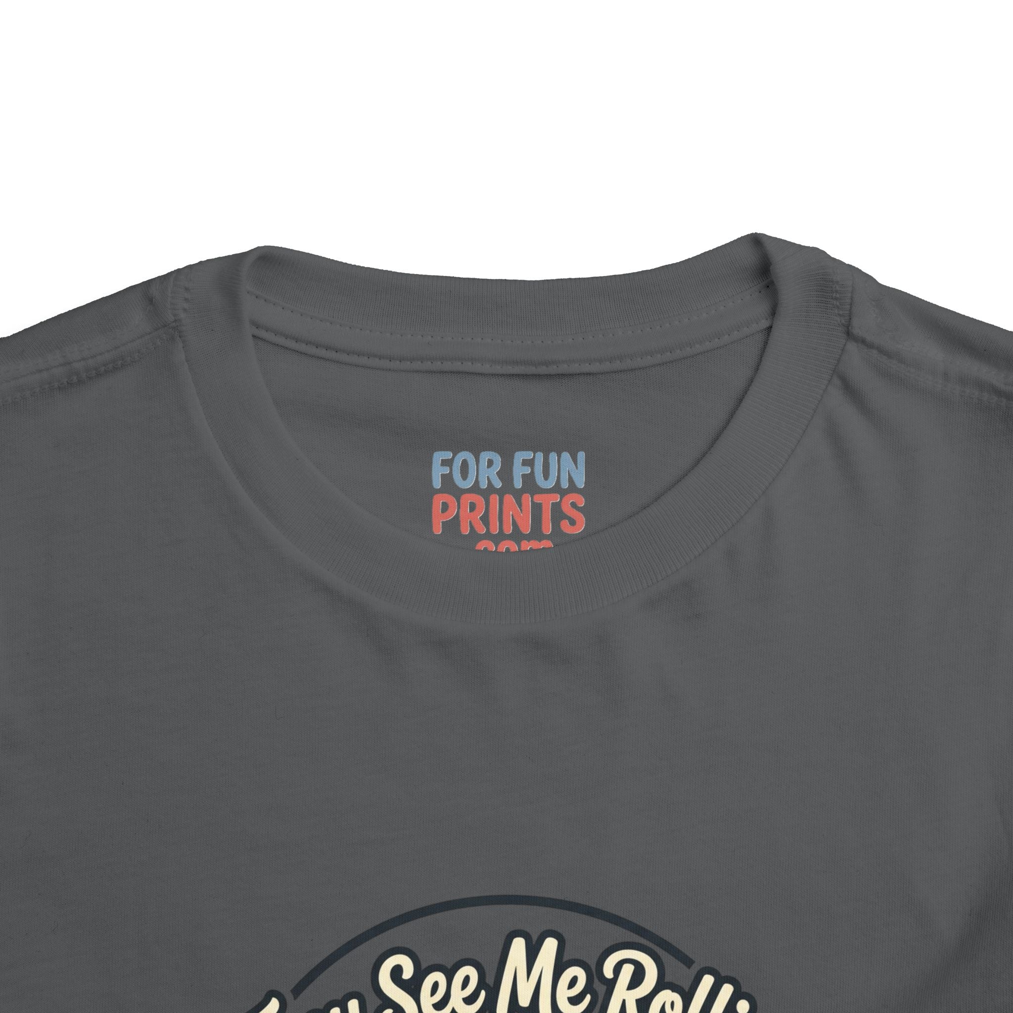 They See Me Rollin' Toddler Tee - Cute Golf Cart Cartoon Kids T-Shirt