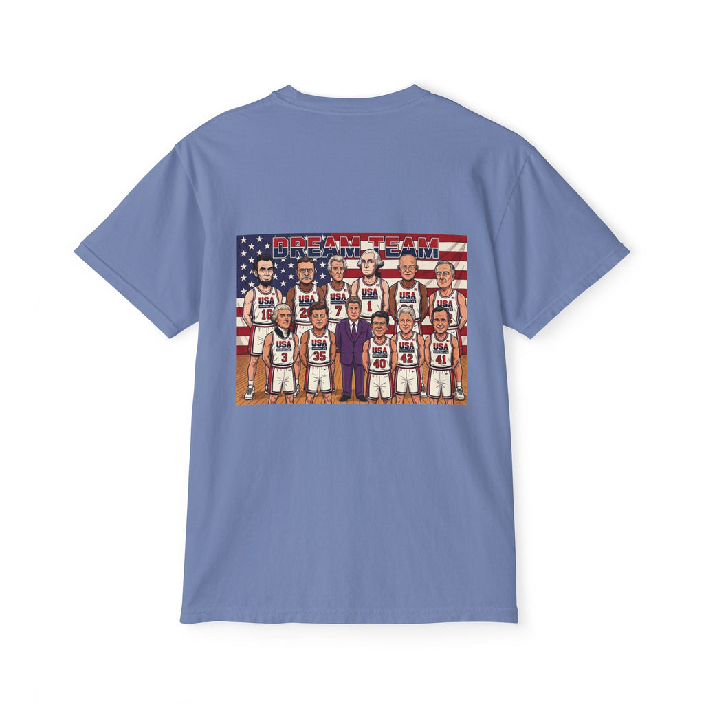 Comfort Colors SS T-Shirt *Pocket* - Retro USA Dream Team