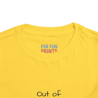 Toddler Short Sleeve Tee - Out of Mom's Place, Got my Own Crib