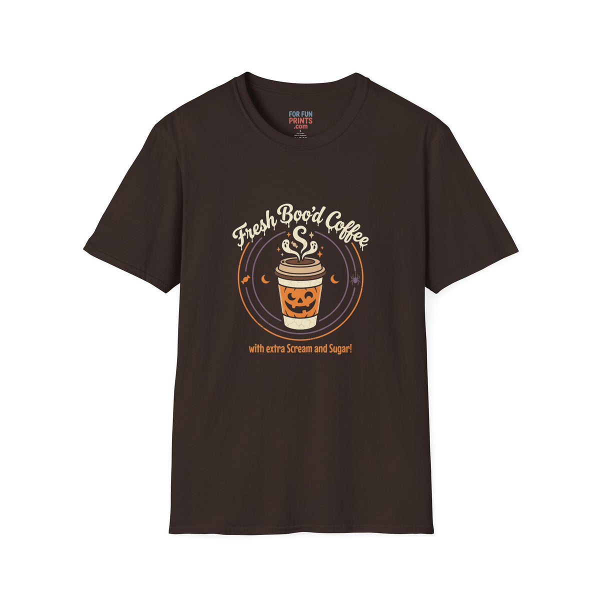 Unisex SS T-Shirt - Halloween Fresh Boo'd Coffee