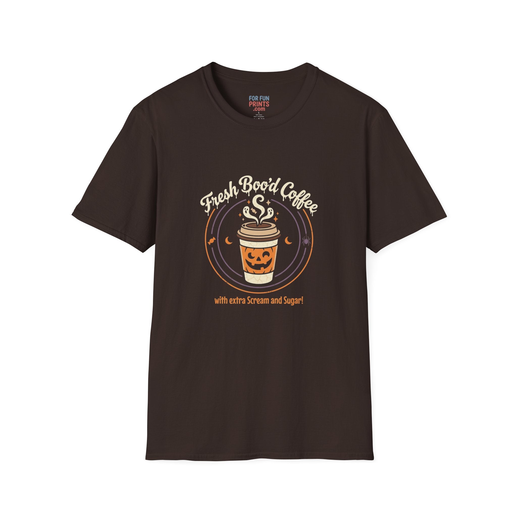 Unisex SS T-Shirt - Halloween Fresh Boo'd Coffee