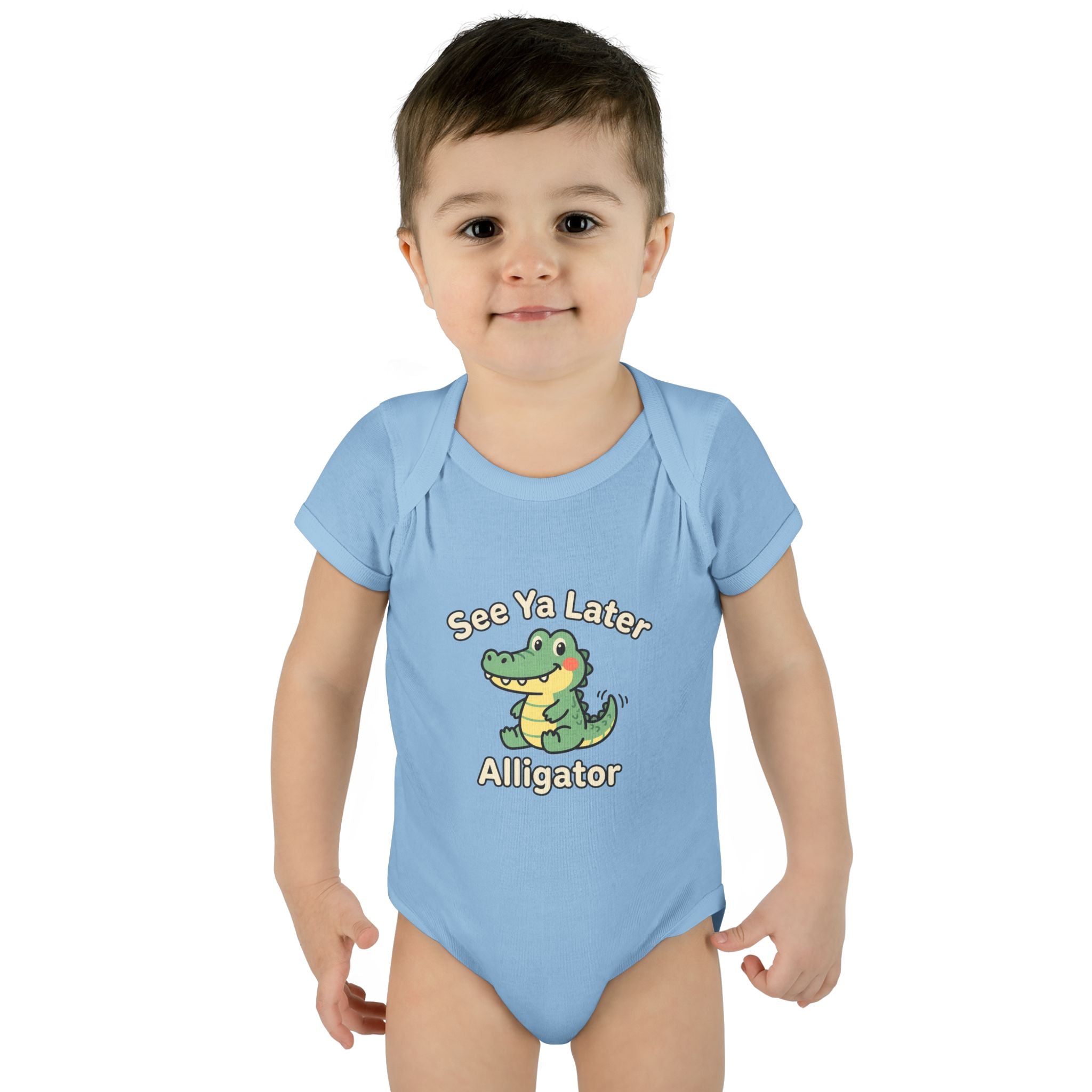 See Ya Later Alligator Infant Bodysuit — Cute Baby Alligator Onesie
