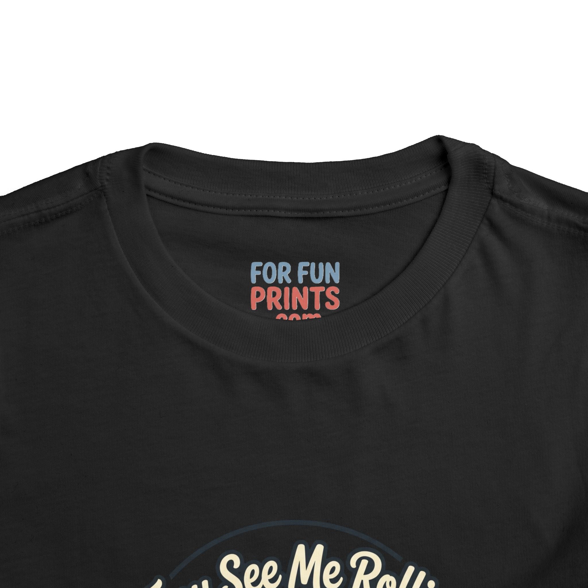 They See Me Rollin' Toddler Tee - Cute Golf Cart Cartoon Kids T-Shirt