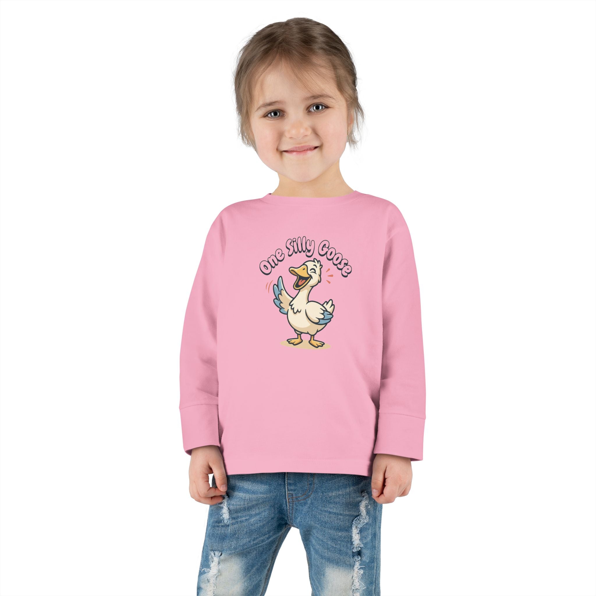 Toddler Long Sleeve Tee — One Silly Goose
