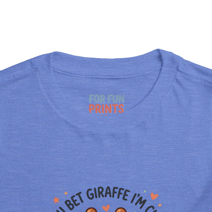 Toddler Tee – You Bet Giraffe I'm Cute