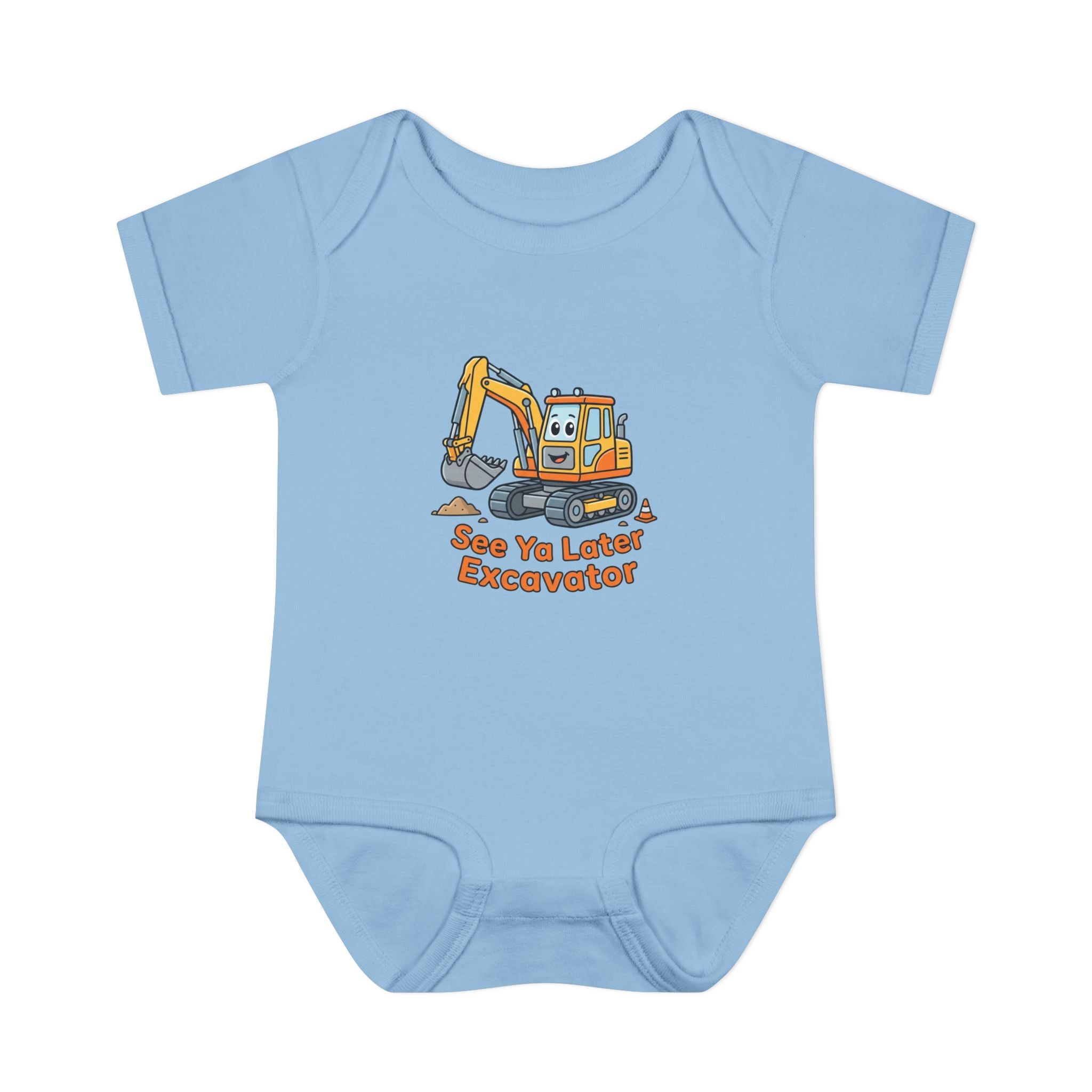 Infant Onesie - See Ya Later Excavator