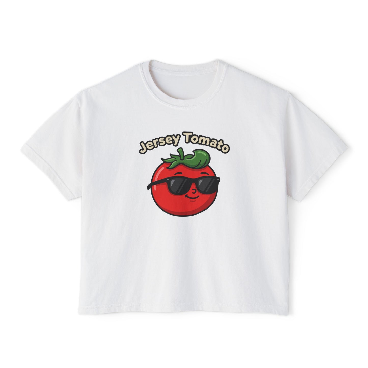 Women's SS Boxy Tee - Jersey Tomato