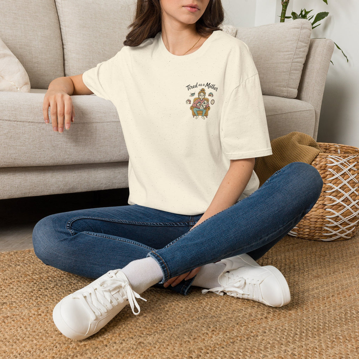 Unisex SS T-Shirt - Tired as a Mother