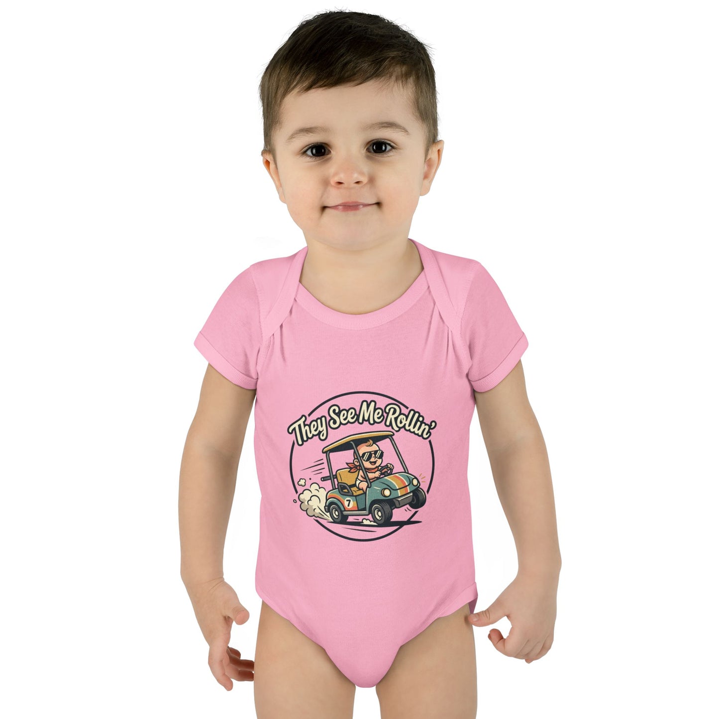 Infant Onesie - They See Me Rollin'