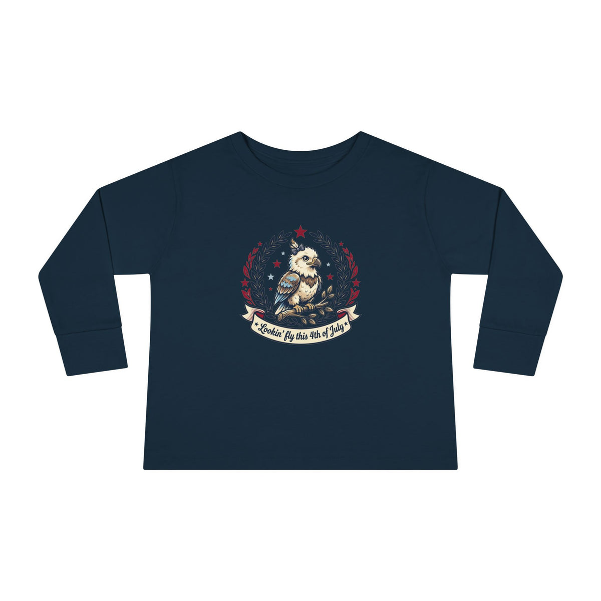 Toddler Long Sleeve Tee — Lookin' Fly This 4th of July