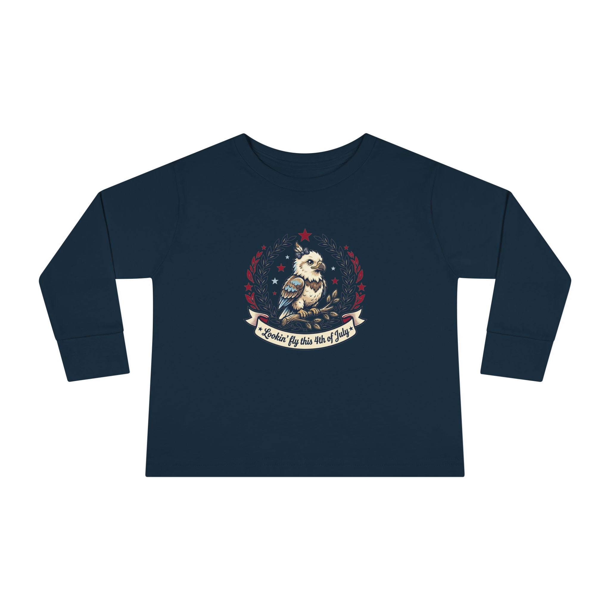 Toddler Long Sleeve Tee — Lookin' Fly This 4th of July
