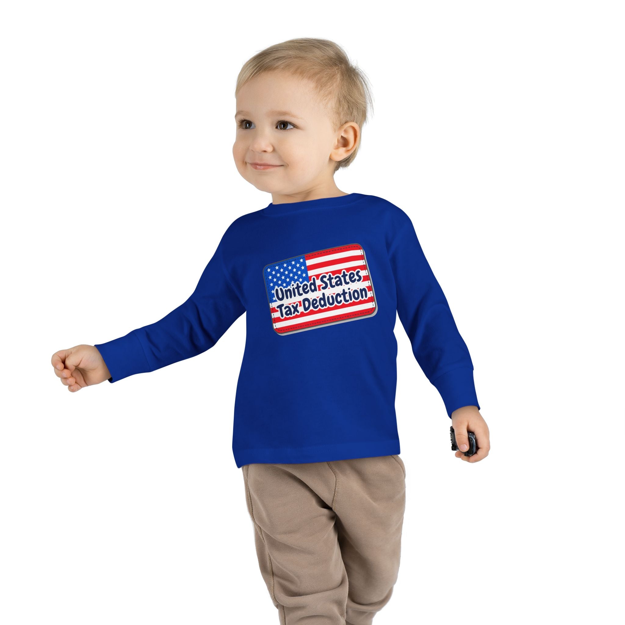 Toddler Long Sleeve Tee - United States Tax Deduction