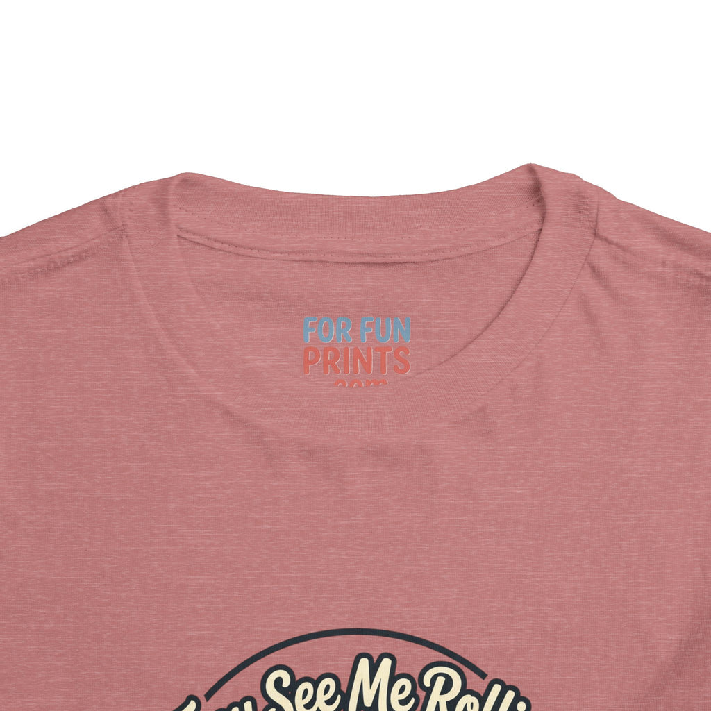They See Me Rollin' Toddler Tee - Cute Golf Cart Cartoon Kids T-Shirt