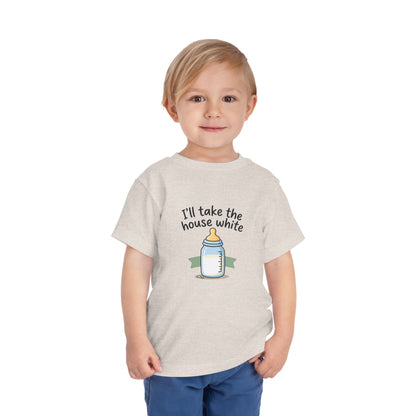 Toddler Tee - I'll Take the House White