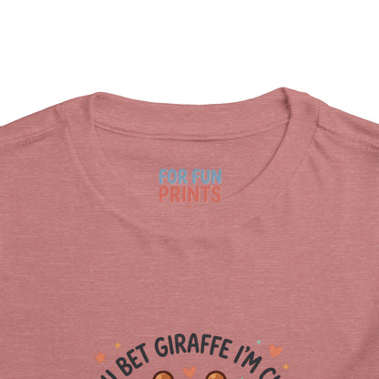 Toddler Tee – You Bet Giraffe I'm Cute