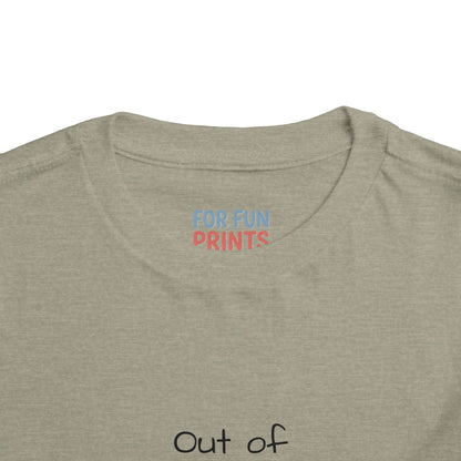 Toddler Short Sleeve Tee - Out of Mom's Place, Got my Own Crib