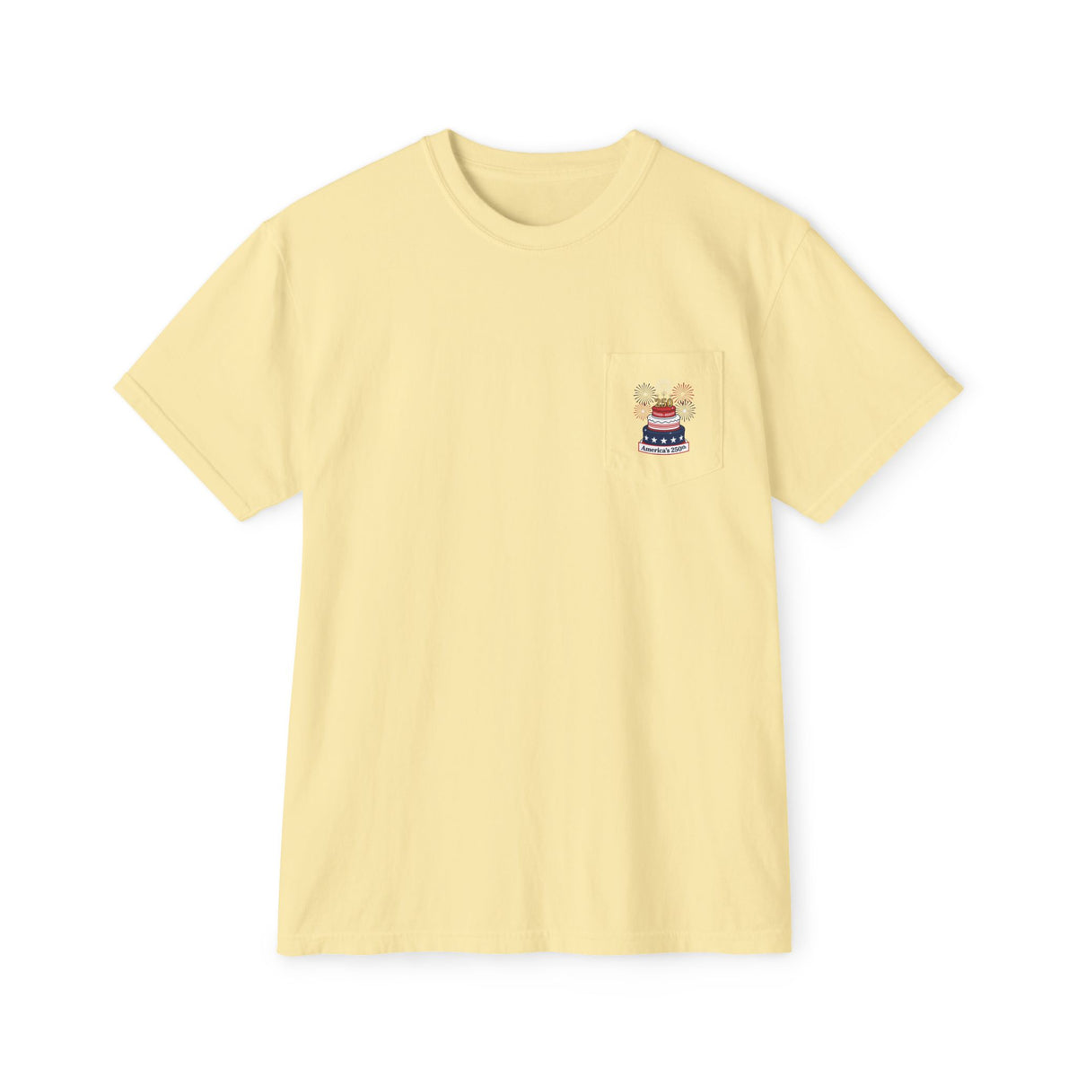 Comfort Colors SS T-Shirt *Pocket* - America's 250th Birthday