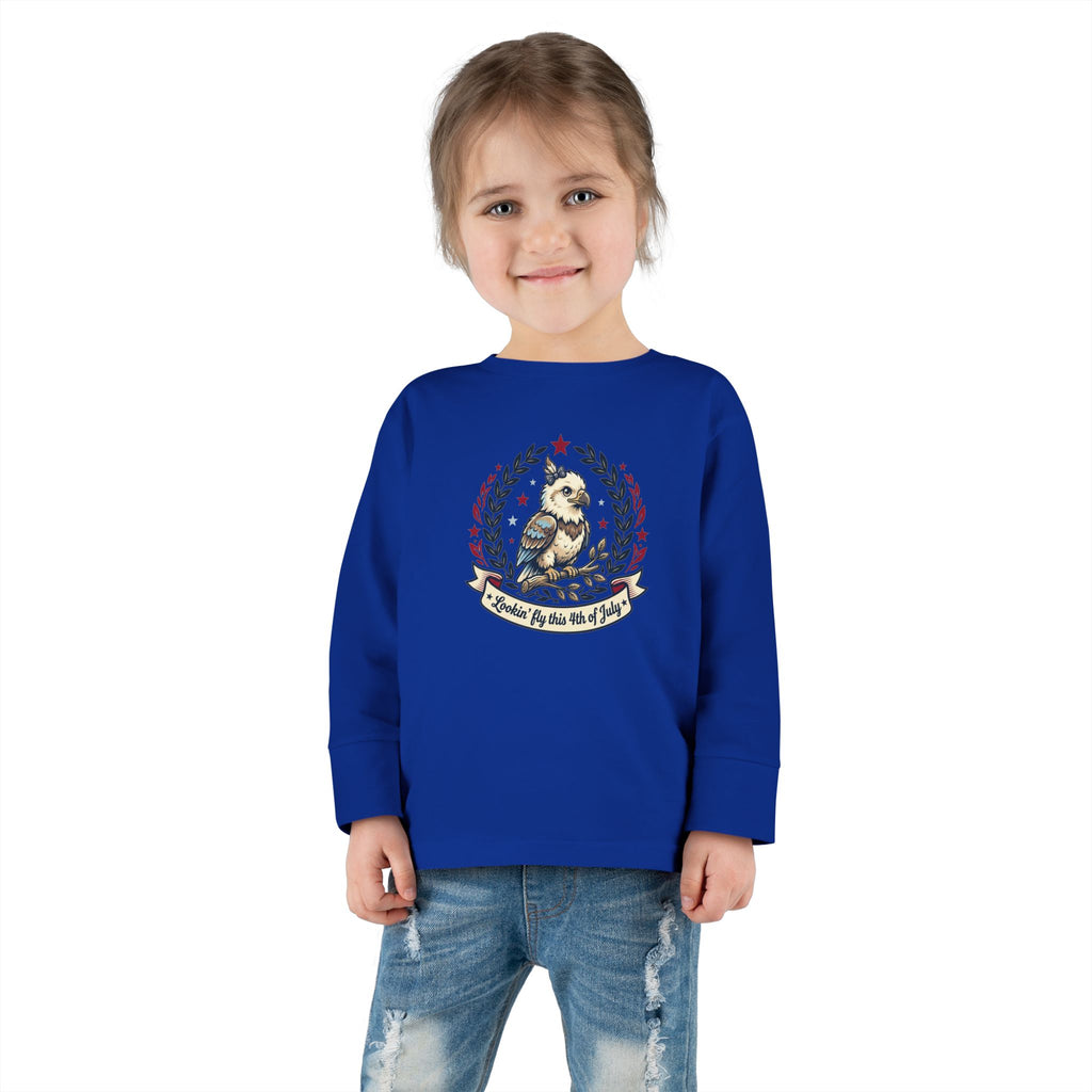 Toddler Long Sleeve Tee — Lookin' Fly This 4th of July