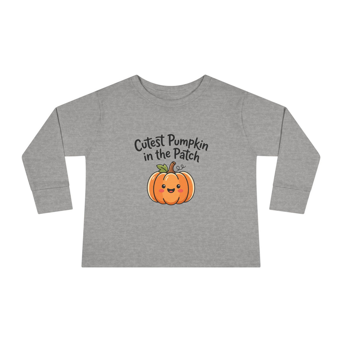 Toddler Long Sleeve Tee — Cutest Pumpkin in the Patch