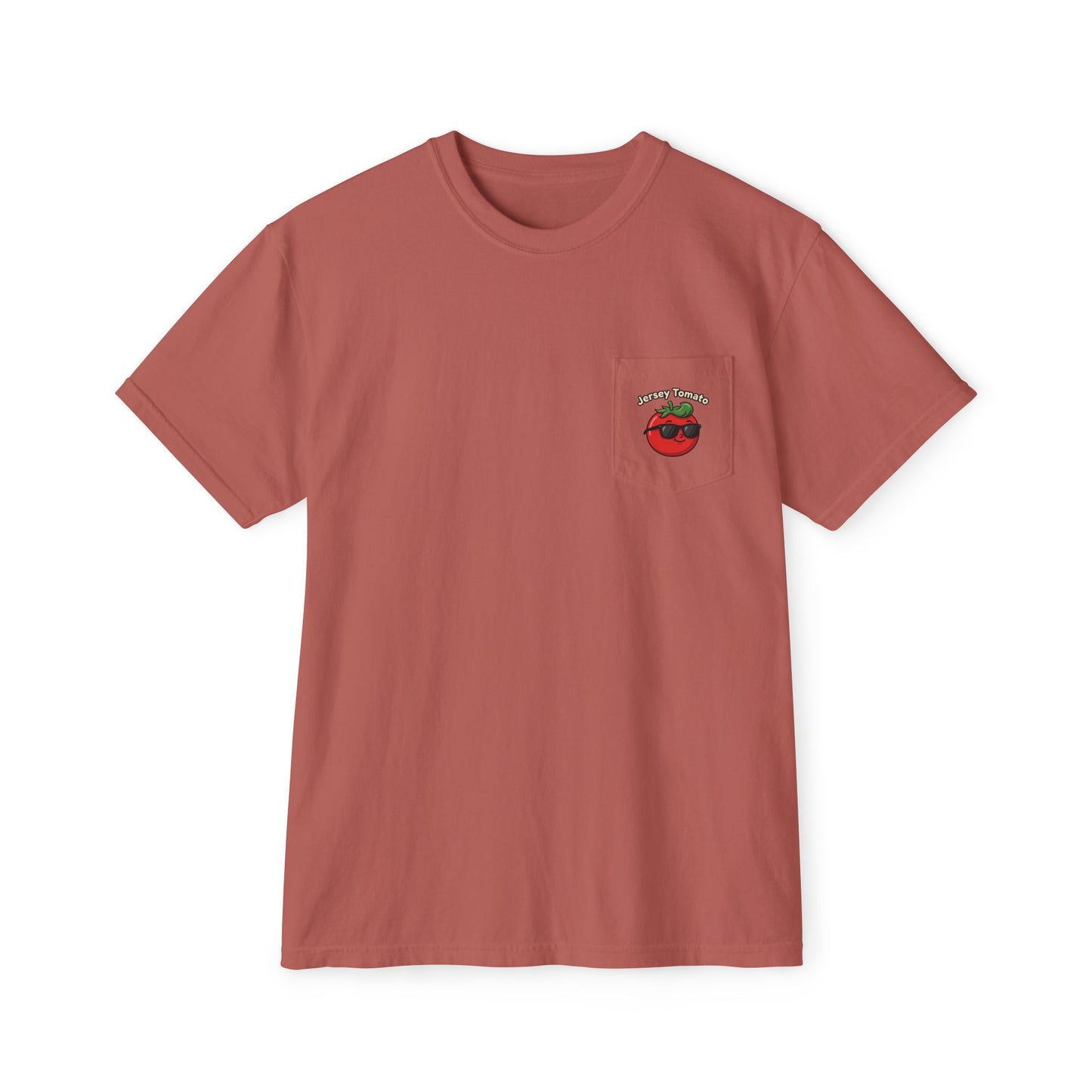 Comfort Colors SS T-Shirt *Pocket* - Jersey Tomato