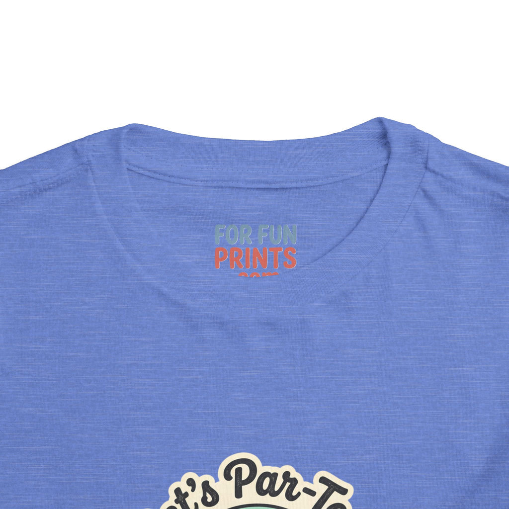 Toddler Tee — "Let's Par-Tea" Cute Retro Tea Party Design