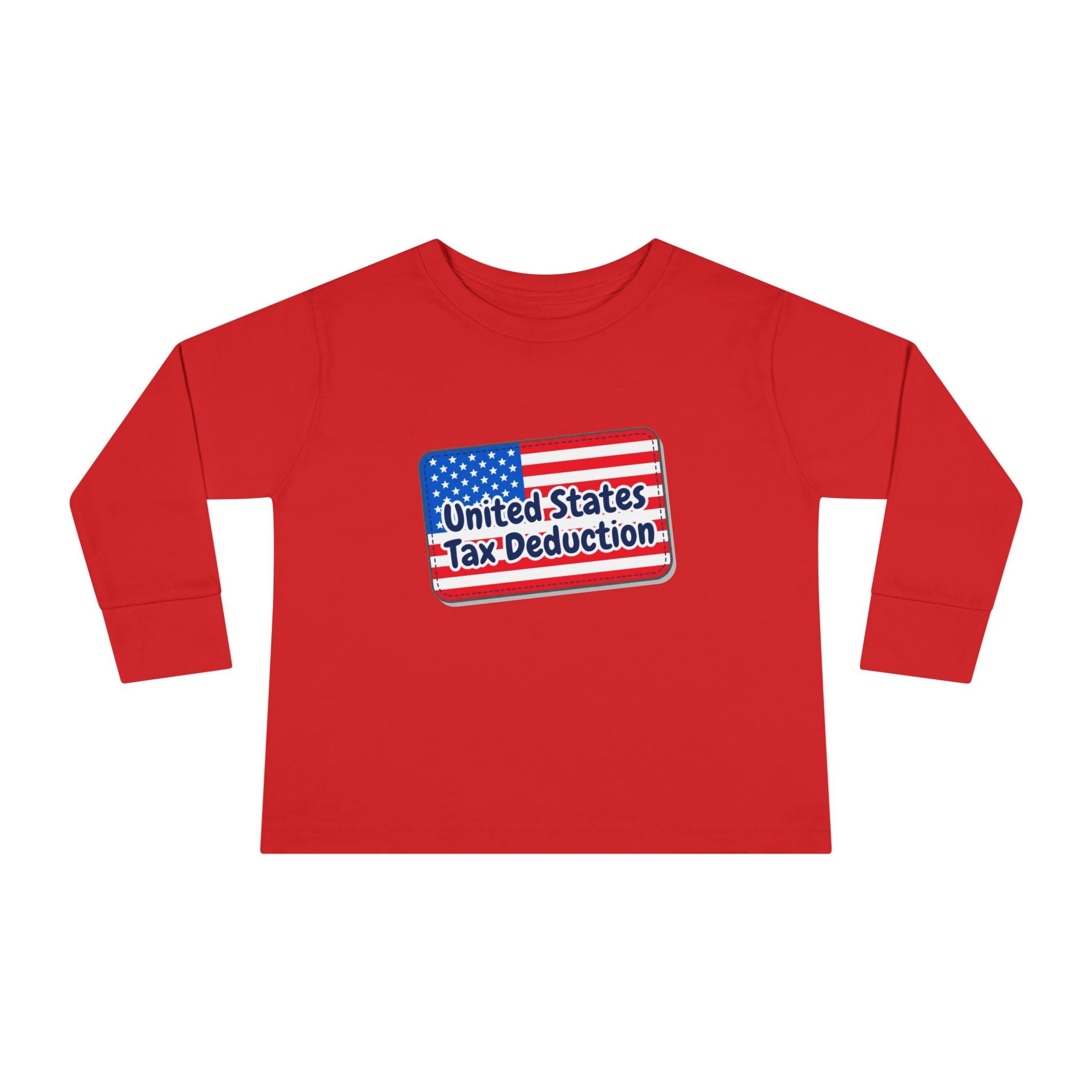 Toddler Long Sleeve Tee - United States Tax Deduction