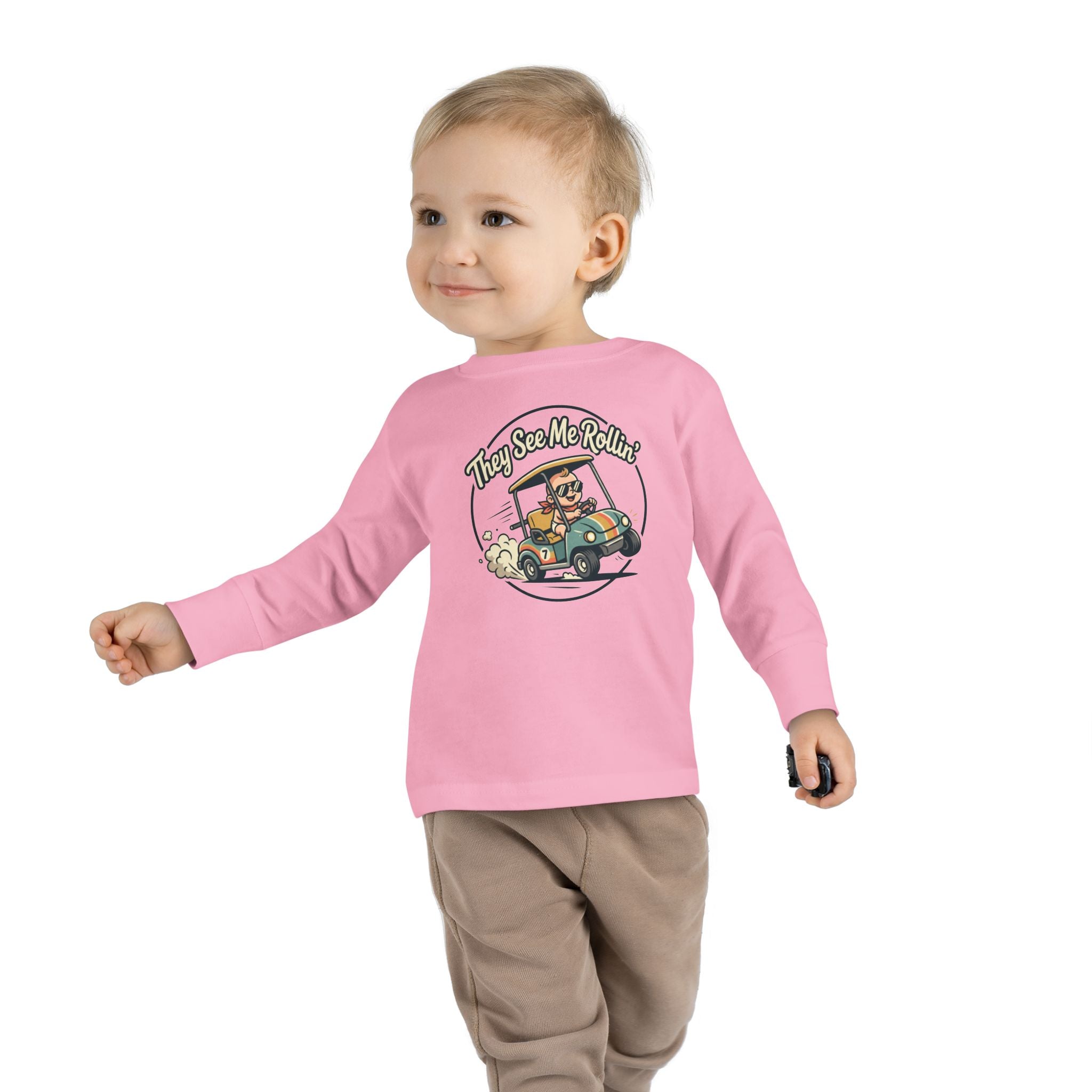 Toddler Tee — They See Me Rollin