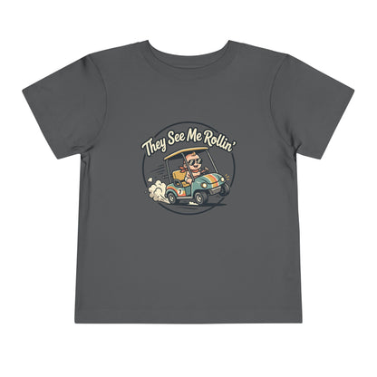 Toddler Tee - They See Me Rollin'
