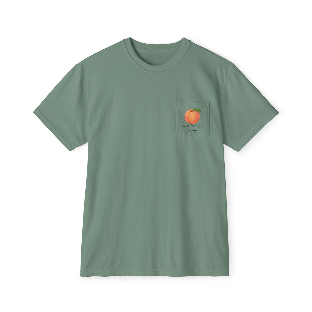 Comfort Colors SS T-Shirt *Pocket* - Just Peachy Baby