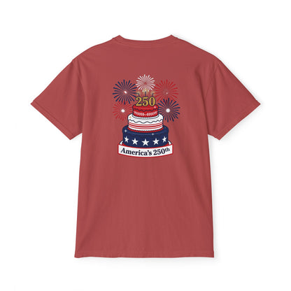 Comfort Colors SS T-Shirt *Pocket* - America's 250th Birthday