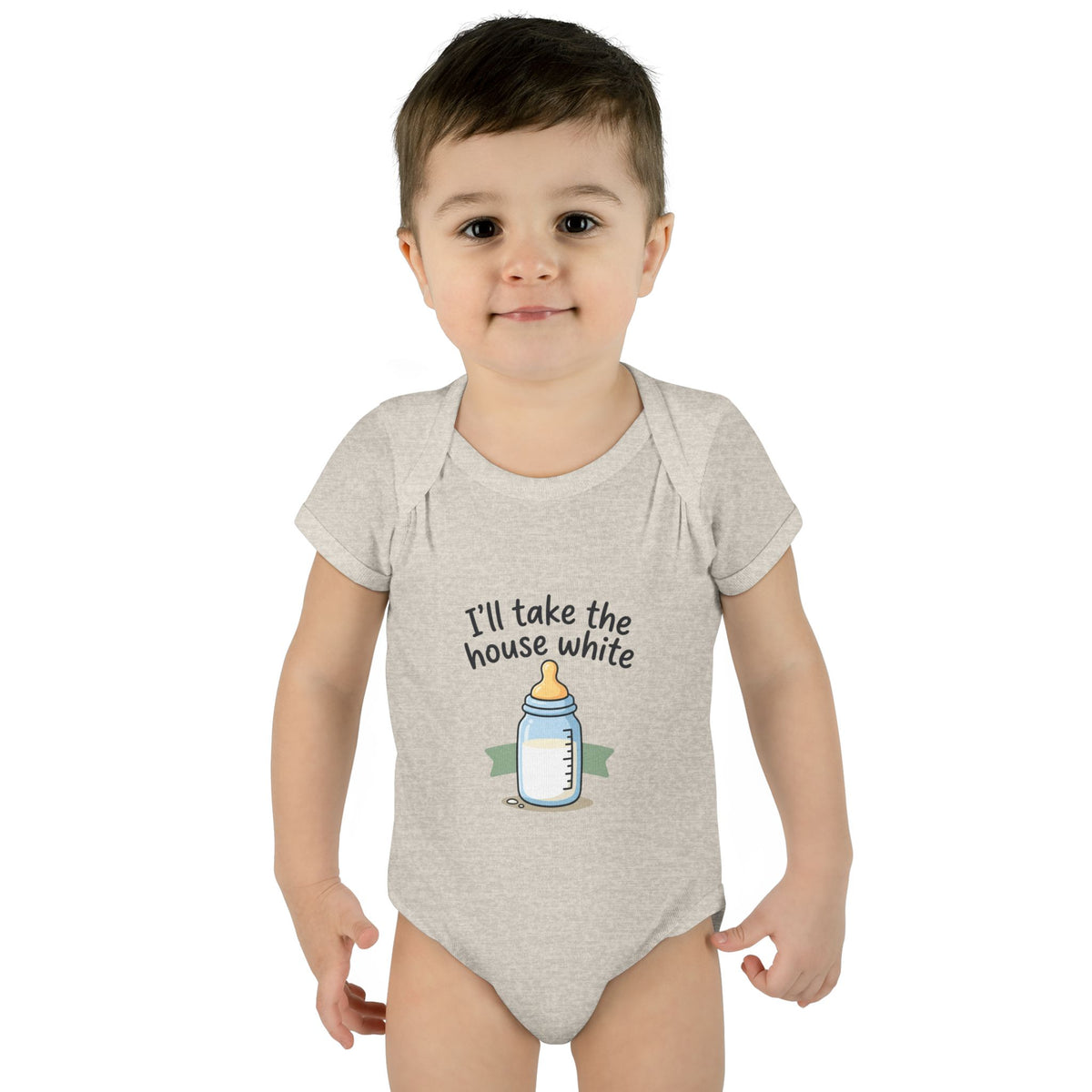 Infant Onesie - I'll Take the House White