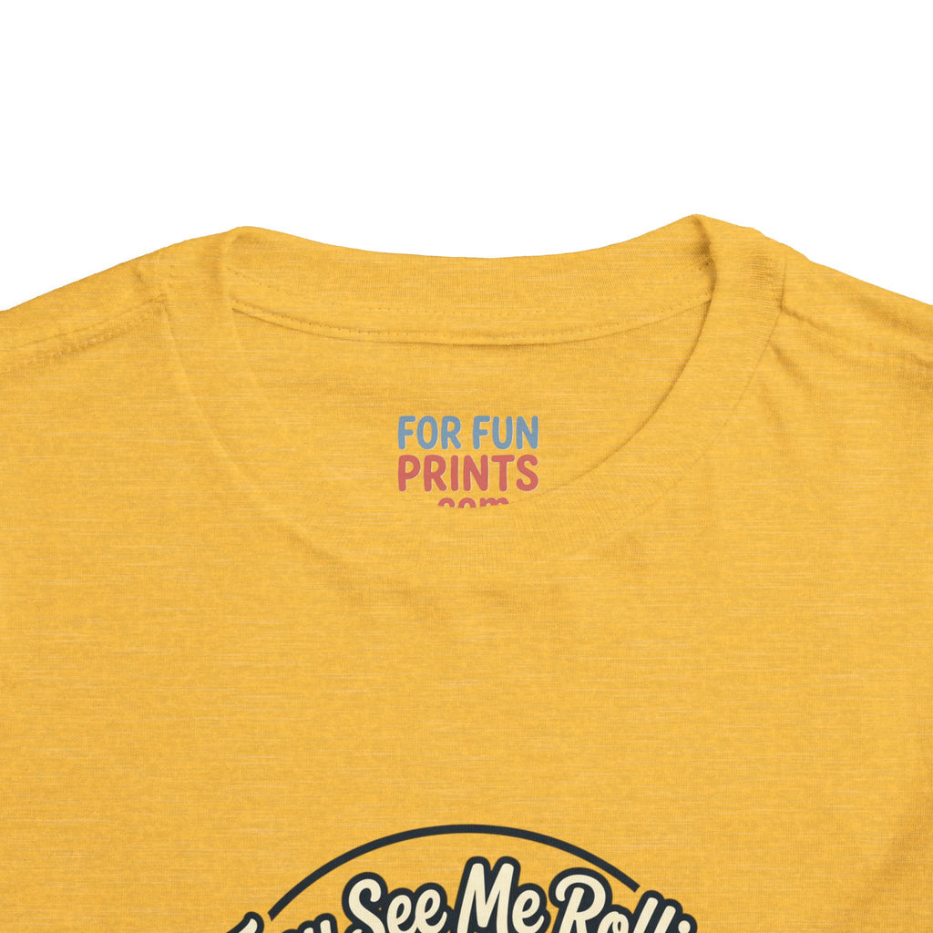 They See Me Rollin' Toddler Tee - Cute Golf Cart Cartoon Kids T-Shirt