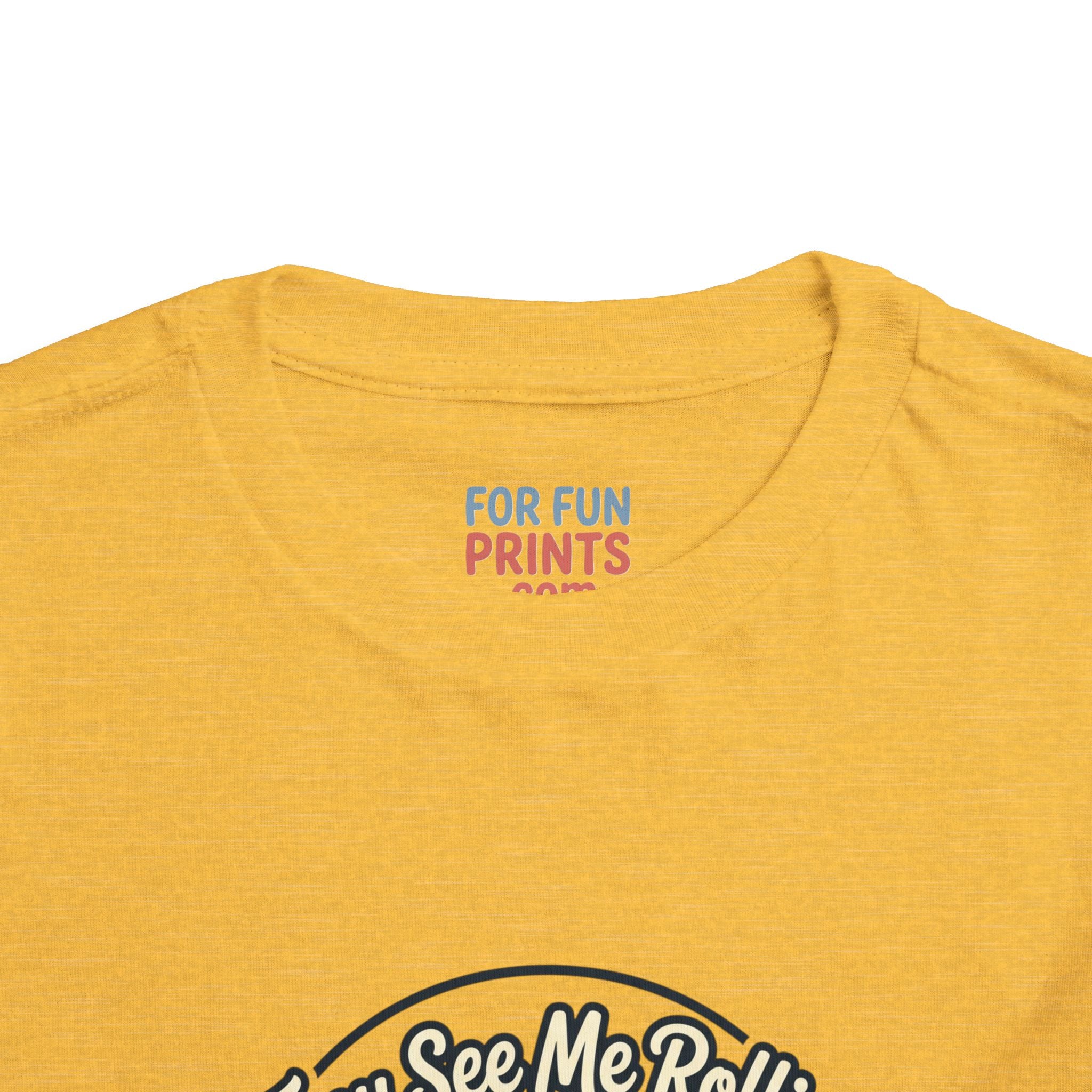 They See Me Rollin' Toddler Tee - Cute Golf Cart Cartoon Kids T-Shirt