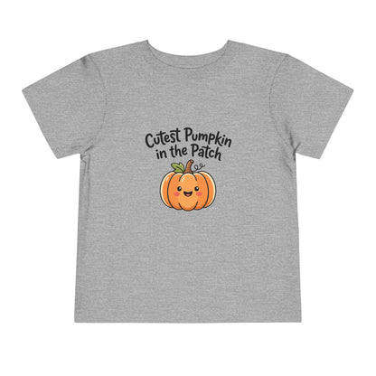 Toddler Short Sleeve Tee - Cutest Pumpkin in the Patch