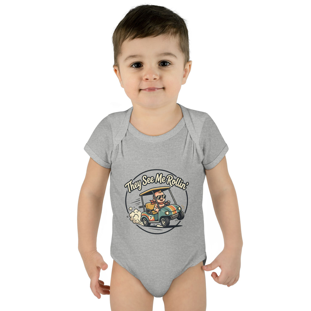 Infant Onesie - They See Me Rollin'