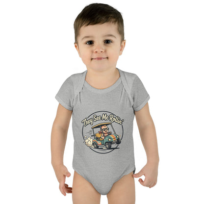 Infant Onesie - They See Me Rollin'