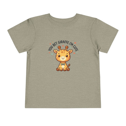 Toddler Tee – You Bet Giraffe I'm Cute