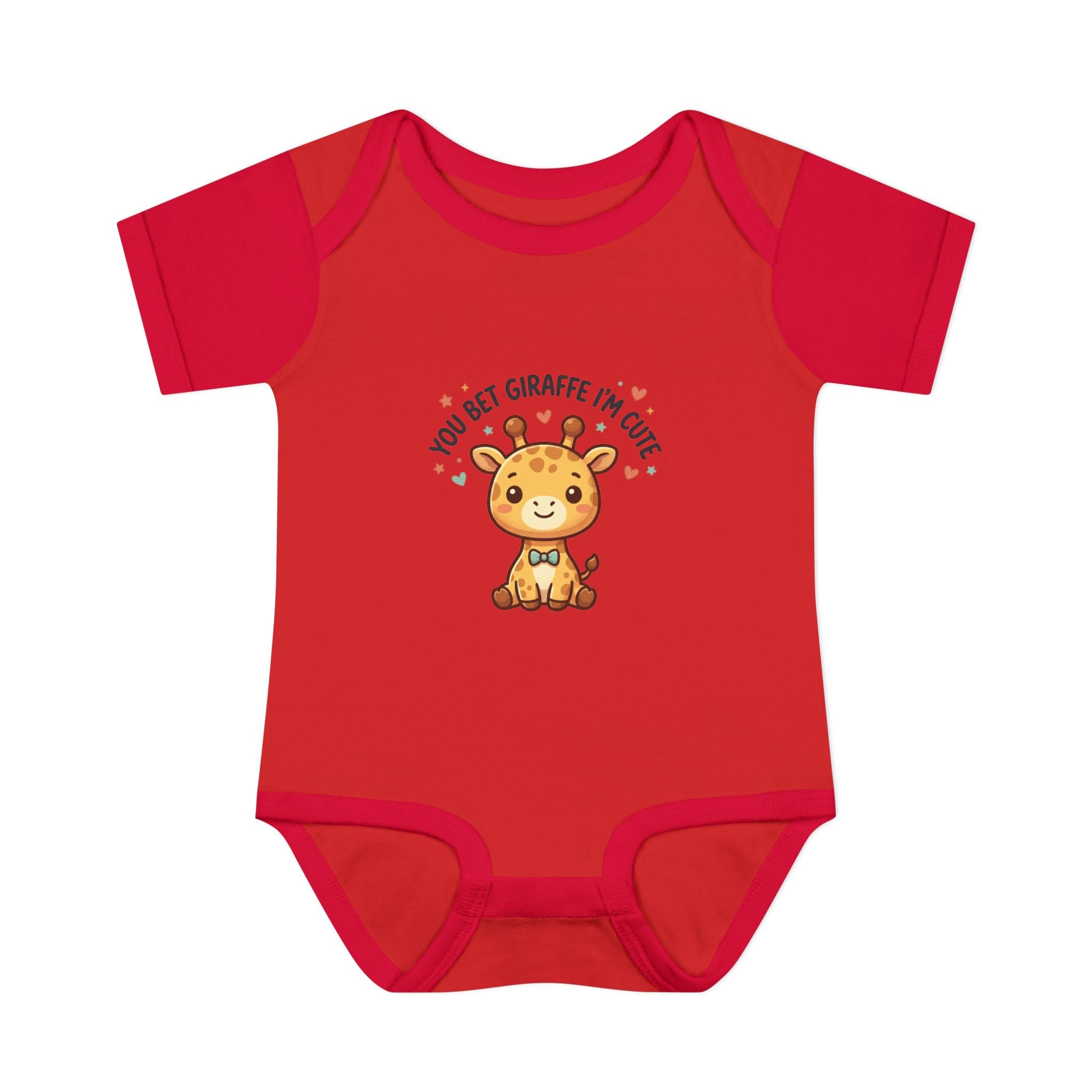 Cute Giraffe Baby Bodysuit – “You Bet Giraffe I’m Cute” Infant Onesie